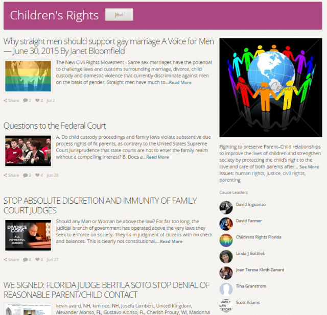 CHILDREN'S RIGHTS - CAUSES - MAIN - 2015