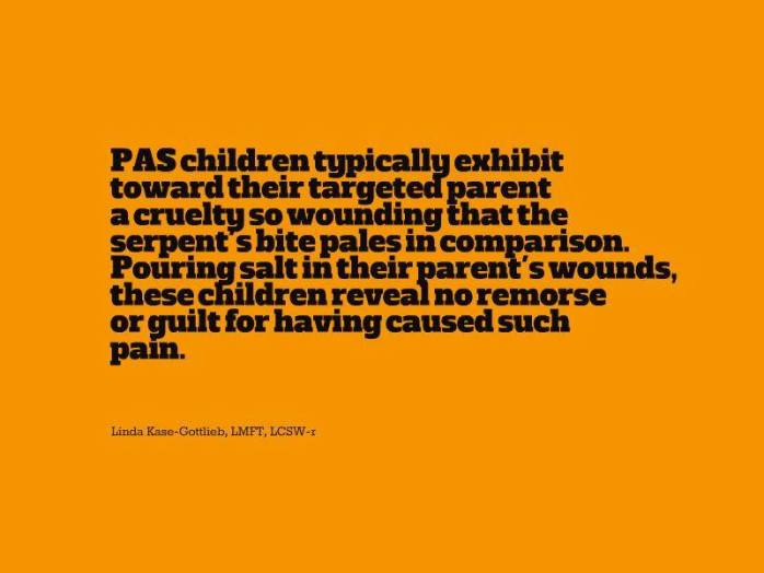 Linda Gottlieb Quote Parental Alienation - 2015
